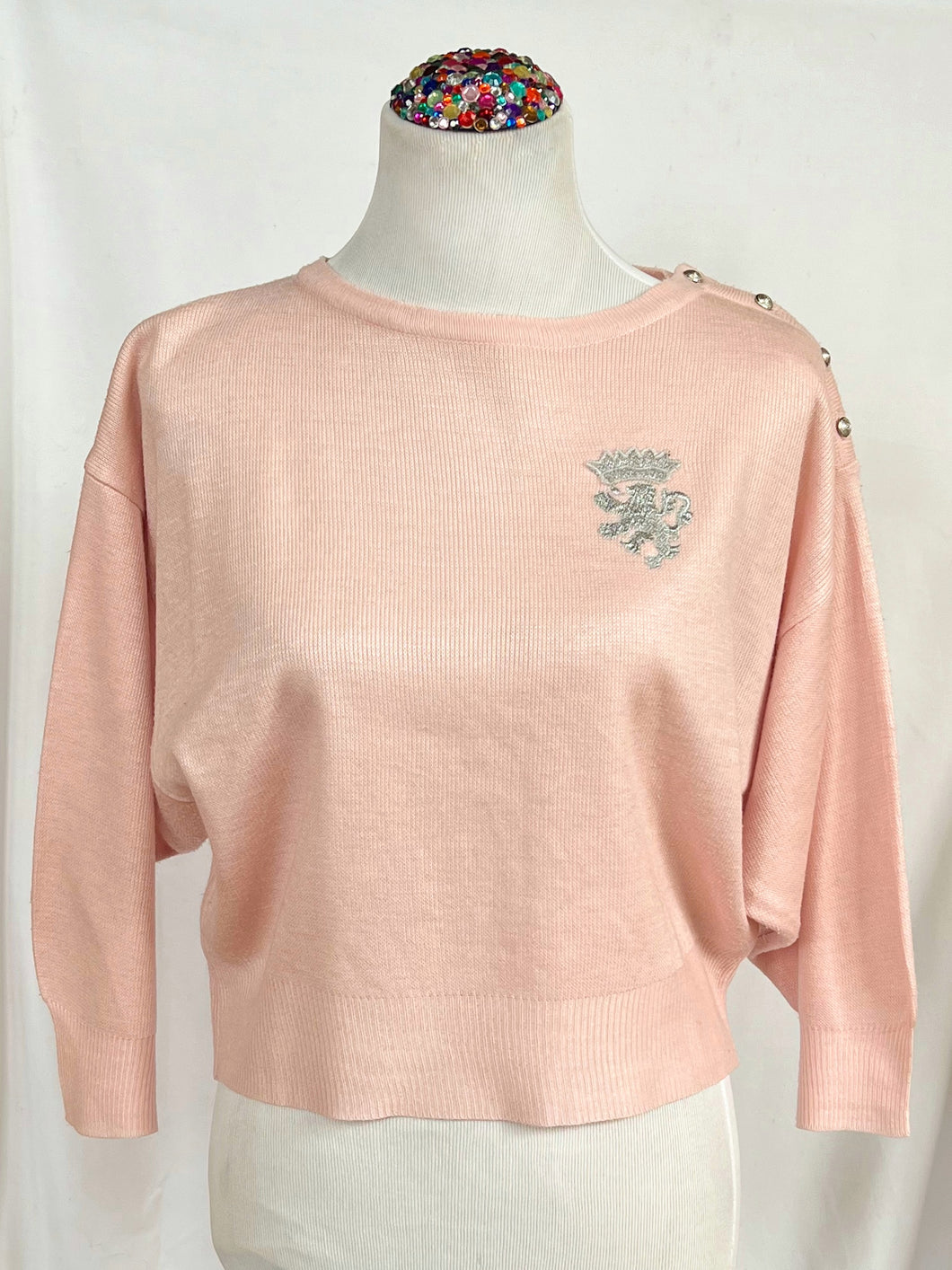 80s Light Pink Sweater