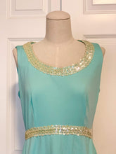 Load image into Gallery viewer, Aqua Embellished Gown by Jcpenney Fashions