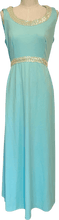 Load image into Gallery viewer, Aqua Embellished Gown by Jcpenney Fashions