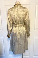 Load image into Gallery viewer, Vintage Gold Lamé Birdie Dress
