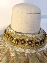 Load image into Gallery viewer, Vintage Gold Lamé Birdie Dress