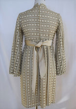 Load image into Gallery viewer, 1960's Empire Waist Beige Lace Dress