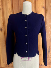 Load image into Gallery viewer, Vintage Navy Wool Blazer
