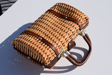 Load image into Gallery viewer, Vintage Woven Basket Purse
