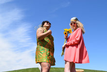 Load image into Gallery viewer, Coral Handmade Babydoll Shift Dress
