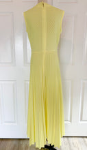 Load image into Gallery viewer, Sleeveless Pale Yellow Pleated Dress
