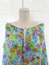 Load image into Gallery viewer, Vintage Sleeveless Floral Lace Trim Nightgown
