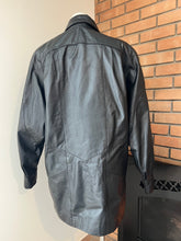 Load image into Gallery viewer, Vintage Black Leather Jacket
