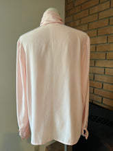 Load image into Gallery viewer, 1980’s Light Pink Button Up Blouse
