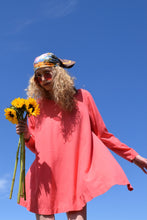 Load image into Gallery viewer, Coral Handmade Babydoll Shift Dress
