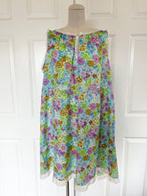 Load image into Gallery viewer, Vintage Sleeveless Floral Lace Trim Nightgown
